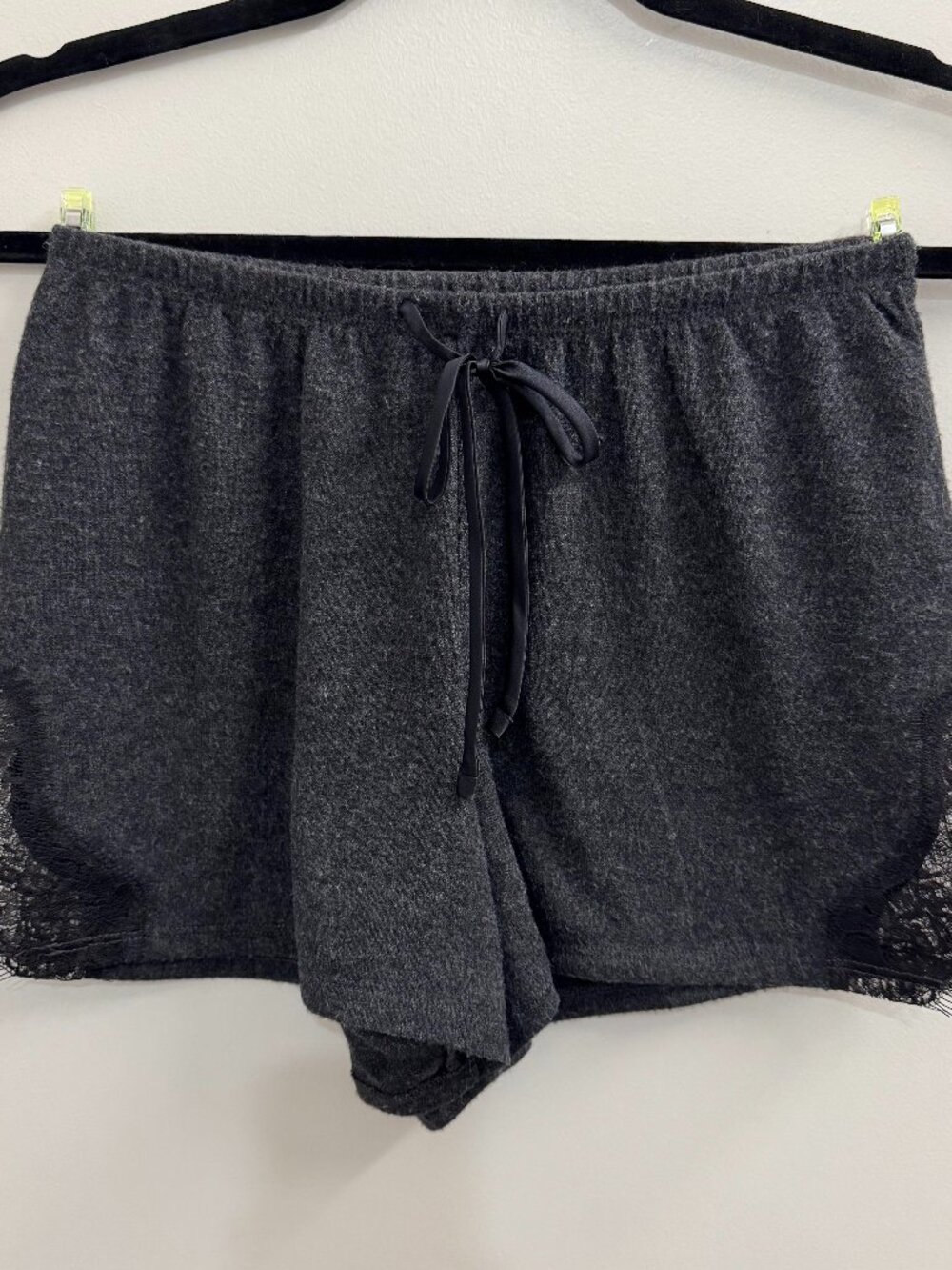 Women's Size XS Victoria's Secret Dark Gray Pajama Shorts Loungewear Bottoms